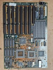 Vintage Retro Gaming FIC 486SC-P Rev D3 486 ISA Motherboard Symphony AMI PC picture