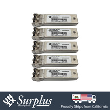 LOT of 5 HP 10GB SR SFP+ Transceiver Optic SR SW for ProLiant Dl360 Dl380 G9 G10 picture