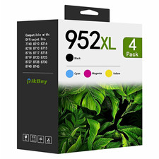 952XL Ink Cartridges Combo Pack Replacement for HP 952XL Black 952 Color picture