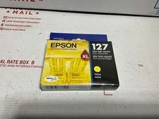 New Genuine Epson 127 Yellow Ink Cartridges - expired 09/2019 picture