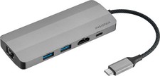 Insignia- 7-Port USB-C Hub - Gray picture