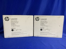 HP LaserJet CE255JC Black Genuine Toner Cartridge - Lot of 2 - New Sealed picture