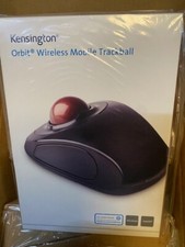 Kensington Orbit Wireless Trackball Mouse with Touch Scroll Ring K72352, Black picture