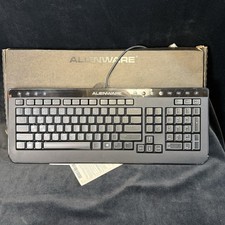 Dell AlienWARE Multimedia  Black USB Keyboard SK-8165 picture