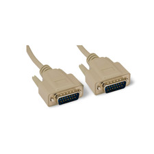 10ft DB15 Cable Male to Male - Beige picture