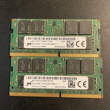 16GB Micron (2x 8GB) 2Rx8 PC4-2133P MTA16ATF1G64HZ-2G1B1 DDR4 SODIMM picture