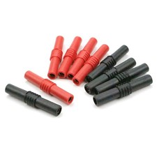 TKDMR 10pcs Insulated 4mm Banana Jack Female to ['Black', 'Red'] picture