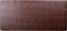 XL Desk Pad Large Vegan Leather Desk Mat 17 x 36 Buttery Smooth Writing picture