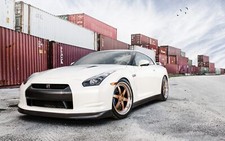 Cars nissan vehicles white gt r containers Desk Mat Stitched picture