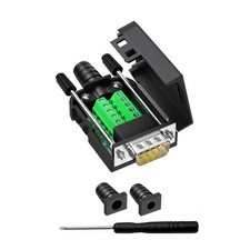 DB9 Breakout Connector, Male 9 pin RS232 connectors, Solderless D-SUB RS485 S... picture