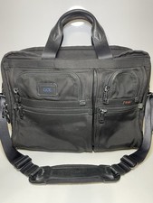 Tumi Alpha 2 Expandable Laptop Briefcase 26114DH - Black -  (W/ Strap) picture