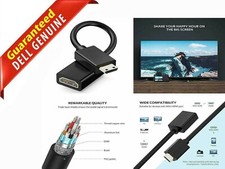 Lot x 2 New Dell HDMI to Mini HDMI Display Computer Cable DDR4T RHB28 picture