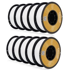 Kingroon 10KG White PLA Filament 1.75mm 10 Spools picture