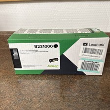 Genuine Lexmark B231000 Black Toner Cartridge 3000 Page-Yield OEM Sealed picture
