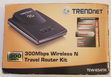 Trendnet: 300 Mbps Wireless N Travel Router Kit, Open Box, See Description picture