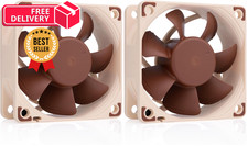 Noctua NF-A6x25 5V, Premium Quiet Fan, 3-Pin, 60x60x25mm (Pack of 2), Brown picture