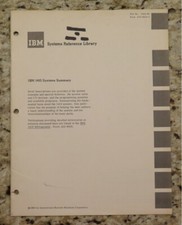 Vintage IBM 1410 Systems Summary Systems Reference Library dated 1962, Revised  picture