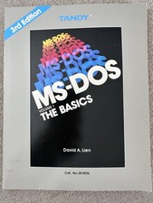 Vintage 1988 Tandy MS-DOS Volume 1 The Basics 3rd Edition Manual 25-1506 picture