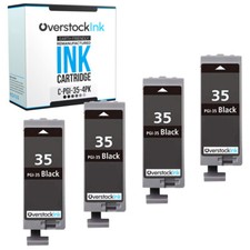 4-Pack Compatible OSI PGI-35 Black Ink Cartridge for Canon PIXMA iP100 mini360 picture