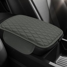 Car Center Console Cover, Car Armrest Cover Cushion, Leather Support Pad with 2 picture