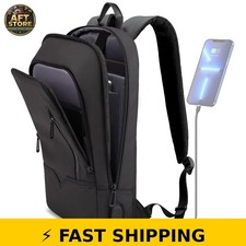 hk Business Slim Laptop Backpack for 15.6 Inch - Black picture