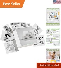 Wireless Mini Sticker Printer - Light, Portable & Inkless for Easy Custom Labels picture