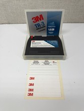 3M TR-3 Travan Mini Cartridge 1.6GB Data Tape w/ Case Vintage Backup picture