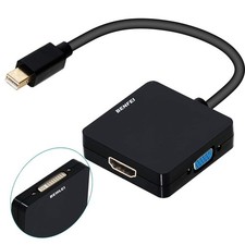 Thunderbolt/Mini Display Port/DP to VGA/HDMI/DVI Adapter For Macbook Pro Air Mac picture