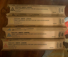Full Set of Genuine Ricoh Toner Cartridge- CMYK for MP C2551/C9125/LD625C picture