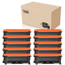 NEW TN450 TN-450 High Yield Toner Cartridge For Brother Replacement - 10PK picture
