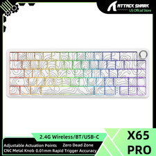 ATTACK SHARK X65PRO HE Rapid Trigger Wireless Gaming Keyboard, 0.01mm RT Accurac picture