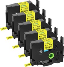 COMPATIBLE BROTHER LABEL TAPE TZ TZE TZE231 P-TOUCH TZE221 6MM/12MM/9MM 8M LOT picture