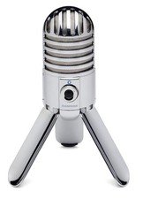 USB Condenser Podcasting Microphone Samson Meteor Mic Chrome Recording Studio picture