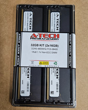 A-Tech 32GB Kit (2x16GB) DDR5 4800MHz PC5-38400 Non-ECC UDIMM Desktop RAM Memory picture