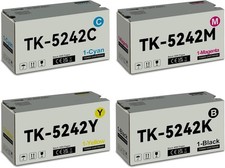 TK5242 TK-5242 Toner Cartridge Value Black Cyan Magenta Yellow 4-Pack Kyocera ++ picture
