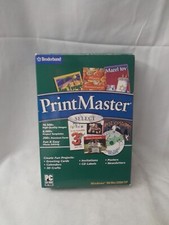 Print Master Select (Windows 98/Me/2000/XP)  NEW, FACTORY SEALED picture
