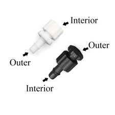 10pcs Plastic Solvent Resistant Outer / Interior Plug Connector for Ink Tube picture