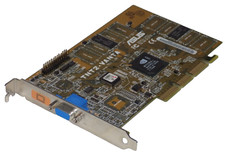 RARE VINTAGE- Asus TNT2-Vanta 8MB AGP VGA Graphics Card HP 5184-3926  *WORKING picture