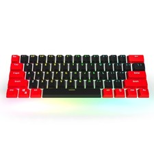 Fogruaden PBT Keycaps Red and Black 60 Percent, OEM Profile picture