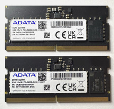 ADATA 16GB (2x8GB) DDR5 5600MHz SODIMM Laptop RAM Memory picture