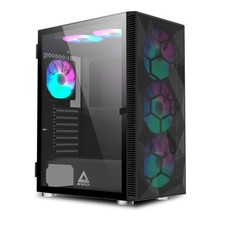 ATX Mid-Tower Gaming Case, 6 RGB Fans, USB3.0, Tempered Glass, High Airflow picture