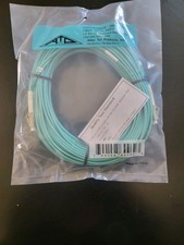 (5 Pack  15m (49ft) LC to LC FiberOptic Duplex 3.0mm  OM3 Multimode Cable 50/125 picture