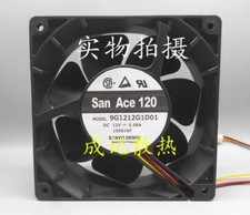 Sanyo 9G1212G1D01 DC12V 0.98A 120*38MM 4500RPM 3-Wire Inverter Cooling Fan picture