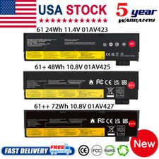 72Wh Battery for Lenovo ThinkPad T470 T480 T570 P51S 01AV427 01AV428 01AV423 61+ picture