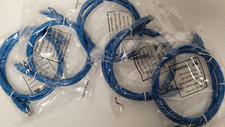 5-pack 3ft Cat6 550MHz UTP Gigabit Snagless Ethernet Patch Cable Blue picture