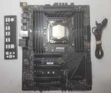 MSI X99S SLI PLUS Motherboard Core I7-5820K 4GB RAM, IO Shield # 2297 picture