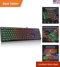 Upgrade Your Gaming Setup with K521 104 Keys Backlit Mechanical Keyboard br  picture
