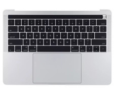 GRADE B OEM Top Case Palmrest + Battery MacBook Pro 13 2016 2017 A1706 - Silver picture