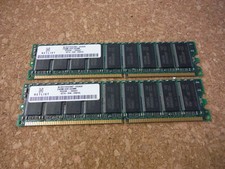 Dell PowerEdge 256MB Netlist NL93272D32082-D32KSF PC3200 Memory    -   lot of 2 picture