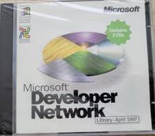 Vintage - Microsoft Developer Network Library 2 CDs, April 1997 picture